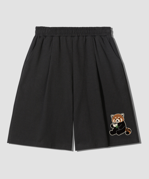 GRANFINNY(グランフィニ)の「ハンザンヘ ワンタック バミューダ ショートパンツ-ブラック(その他パンツ・レディース・ブラック・SMALL)」の1枚目の写真