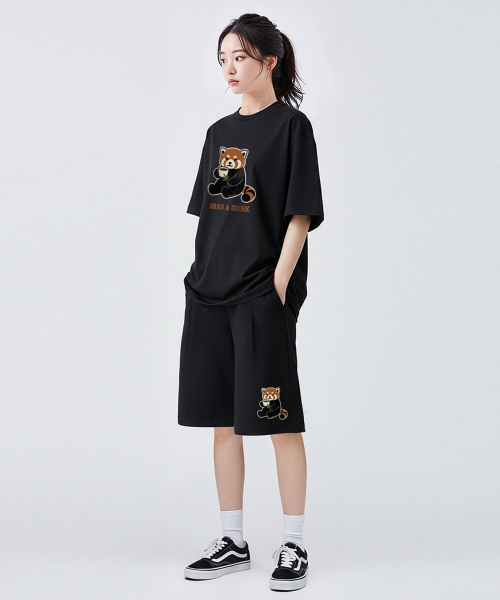 GRANFINNY(グランフィニ)の「ハンザンヘ ワンタック バミューダ ショートパンツ-ブラック(その他パンツ・レディース・ブラック・SMALL)」の8枚目の写真