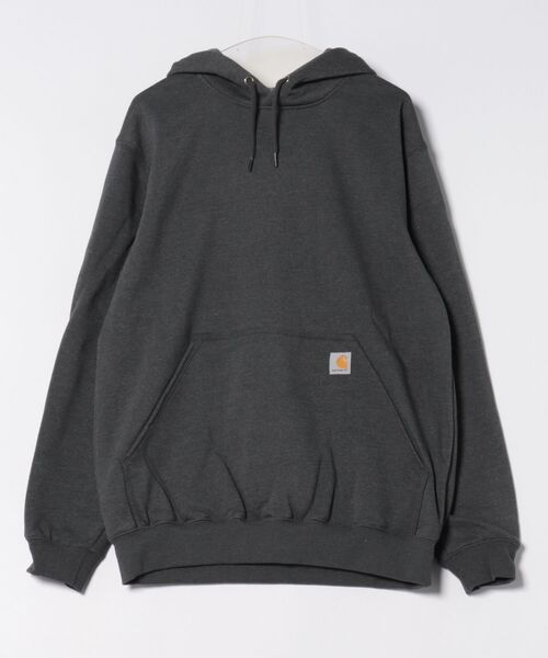 Carhartt（カーハート）の「Carhartt プルオーバー パーカー（パーカー・メンズ・ブラック/グレー系その他/ネイビー/ヘザーグレー・SMALL/MEDIUM/X-LARGE/LARGE）」の3枚目の写真