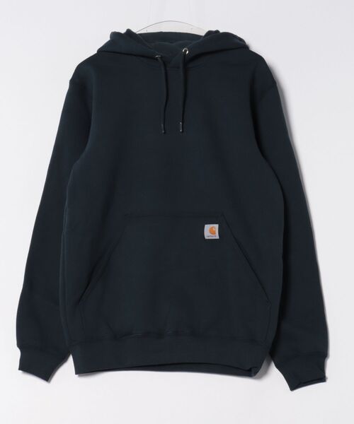 Carhartt（カーハート）の「Carhartt プルオーバー パーカー（パーカー・メンズ・ブラック/グレー系その他/ネイビー/ヘザーグレー・SMALL/MEDIUM/X-LARGE/LARGE）」の4枚目の写真