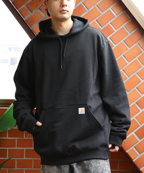 Carhartt（カーハート）の「Carhartt プルオーバー パーカー（パーカー・メンズ・ブラック/グレー系その他/ネイビー/ヘザーグレー・SMALL/MEDIUM/X-LARGE/LARGE）」の11枚目の写真