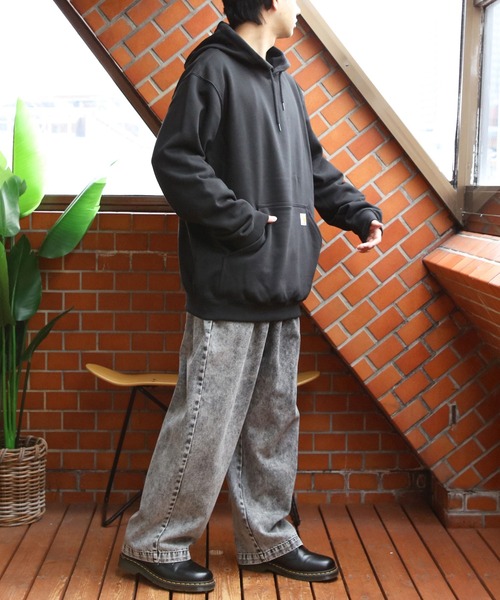 Carhartt（カーハート）の「Carhartt プルオーバー パーカー（パーカー・メンズ・ブラック/グレー系その他/ネイビー/ヘザーグレー・SMALL/MEDIUM/X-LARGE/LARGE）」の15枚目の写真