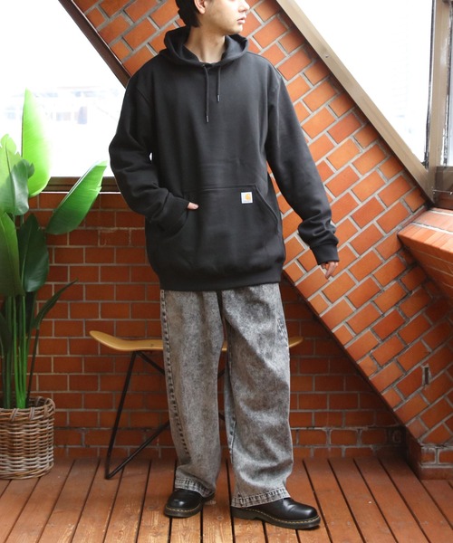 Carhartt（カーハート）の「Carhartt プルオーバー パーカー（パーカー・メンズ・ブラック/グレー系その他/ネイビー/ヘザーグレー・SMALL/MEDIUM/X-LARGE/LARGE）」の16枚目の写真