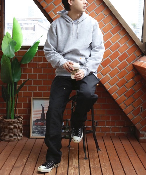 Carhartt（カーハート）の「Carhartt プルオーバー パーカー（パーカー・メンズ・ブラック/グレー系その他/ネイビー/ヘザーグレー・SMALL/MEDIUM/X-LARGE/LARGE）」の22枚目の写真