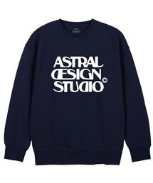 アストラルデザインスタジオ オーバーサイズ スウェット_ネイビー