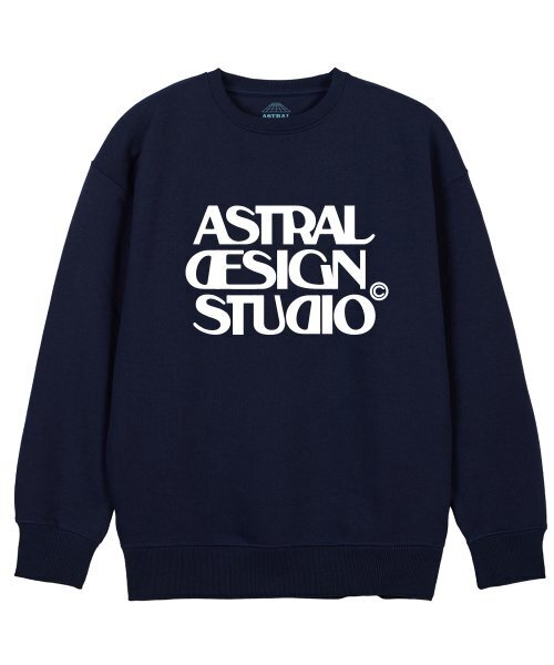 ASTRAL PROJECTION(アストラルプロジェクション)の「アストラルデザインスタジオ オーバーサイズ スウェット_ネイビー(スウェット・メンズ・その他・LARGE/MEDIUM/X-LARGE/XX-LARGE)」の1枚目の写真