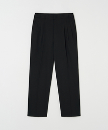 TRADCLUB（トラッドクラブ）の「Curved cut three-tuck set-up slacks black（スラックス・メンズ）」