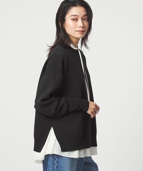 パフニット プルオーバー ウォッシャブル（ニット/セーター）｜green