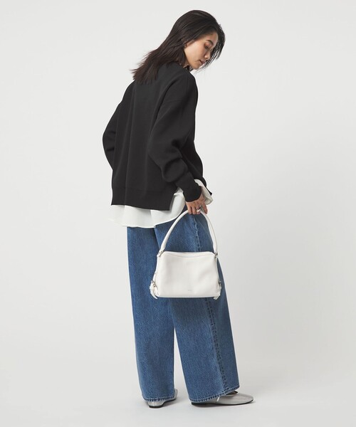 green label relaxing(グリーンレーベルリラクシング)の「パフニット プルオーバー ウォッシャブル(ニット/セーター・レディース・ナチュラル/ブラック/ライトピンク・FREE)」の11枚目の写真