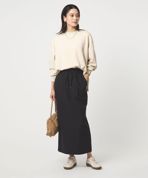green label relaxing(グリーンレーベルリラクシング)の「パフニット プルオーバー ウォッシャブル(ニット/セーター・レディース・ナチュラル/ブラック/ライトピンク・FREE)」の14枚目の写真