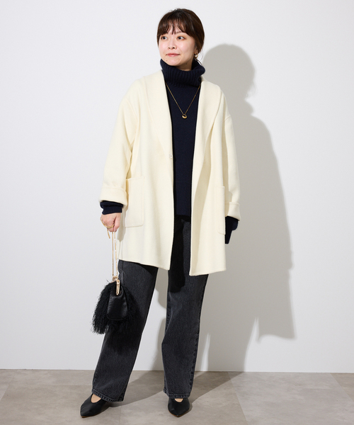 SLOBE IENA（スローブイエナ）の「SLOBE がま口ショルダーバッグ（ショルダーバッグ・レディース・ホワイト/ブラック・FREE）」の3枚目の写真