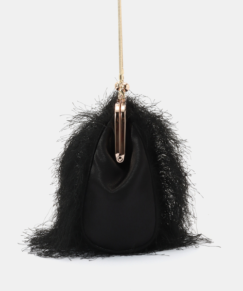 SLOBE IENA（スローブイエナ）の「SLOBE がま口ショルダーバッグ（ショルダーバッグ・レディース・ホワイト/ブラック・FREE）」の7枚目の写真