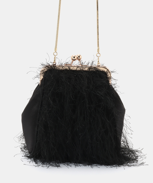 SLOBE IENA（スローブイエナ）の「SLOBE がま口ショルダーバッグ（ショルダーバッグ・レディース・ホワイト/ブラック・FREE）」の8枚目の写真