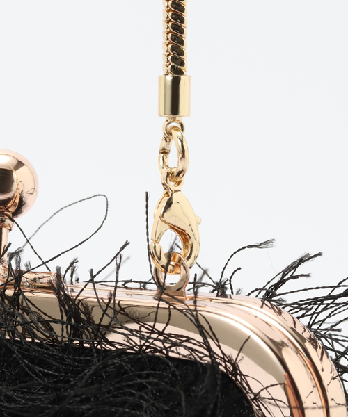 SLOBE IENA（スローブイエナ）の「SLOBE がま口ショルダーバッグ（ショルダーバッグ・レディース・ホワイト/ブラック・FREE）」の12枚目の写真