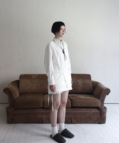 RUBATI(ルバティ)の「ジャカードシャツハーフエプロン_ホワイト(シャツ/ブラウス・レディース・その他・size2/size1)」の8枚目の写真