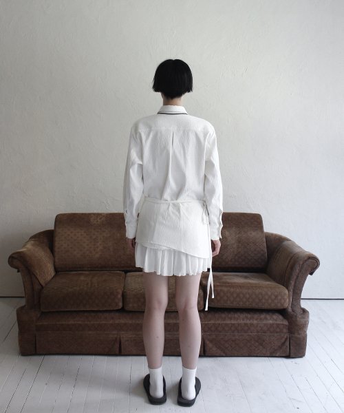 RUBATI(ルバティ)の「ジャカードシャツハーフエプロン_ホワイト(シャツ/ブラウス・レディース・その他・size2/size1)」の9枚目の写真