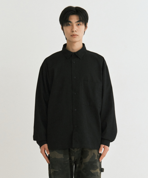 ENDOOR(エンドア)の「Vintage shacket (vtg black)(シャツ/ブラウス・メンズ・その他・1/2)」の1枚目の写真