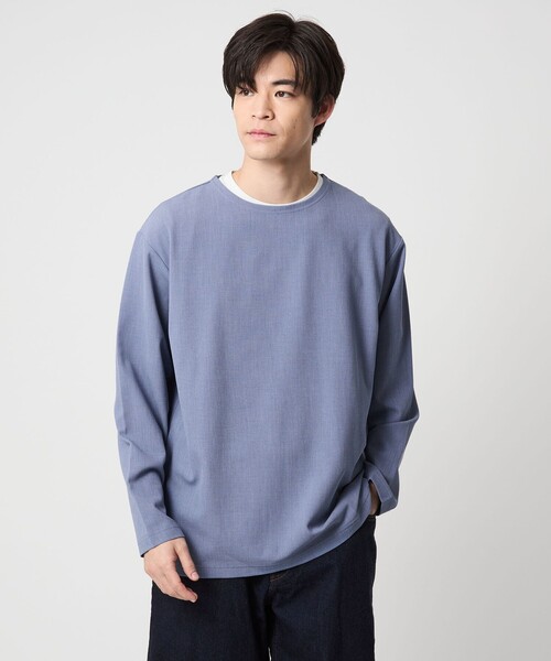 KIVANC ノーカラー 長袖 Tシャツ（Tシャツ/カットソー）｜green label