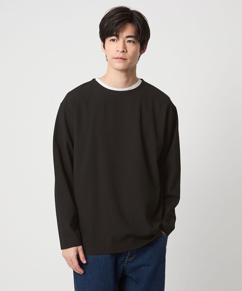 KIVANC ノーカラー 長袖 Tシャツ（Tシャツ/カットソー）｜green label