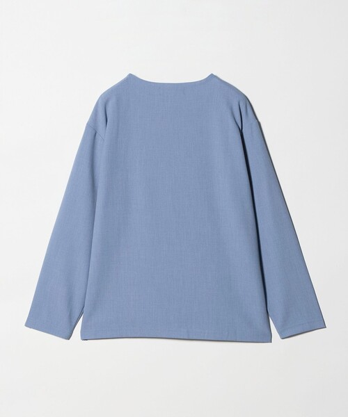 green label relaxing(グリーンレーベルリラクシング)の「KIVANC ノーカラー 長袖 Tシャツ(Tシャツ/カットソー・メンズ・ナチュラル/ブラック/ライトブルー/ケリーグリーン・XL/L/M/S)」の20枚目の写真