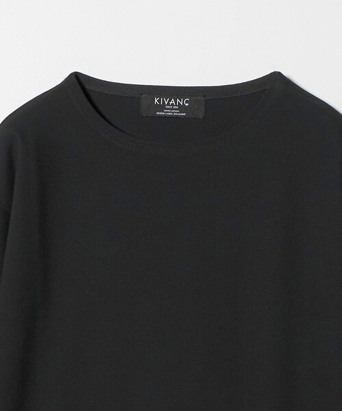 green label relaxing(グリーンレーベルリラクシング)の「KIVANC ノーカラー 長袖 Tシャツ(Tシャツ/カットソー・メンズ・ナチュラル/ブラック/ライトブルー/ケリーグリーン・XL/L/M/S)」の14枚目の写真
