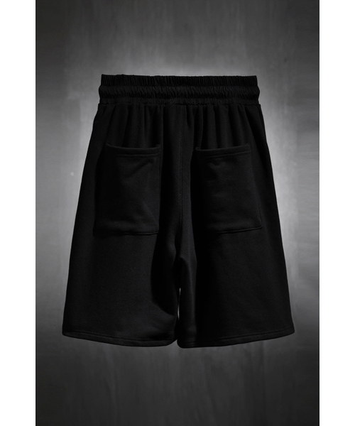 KIRTIMUKHA(キールティムカ)の「ロゴブリーチルーズフィットロープショートパンツブラック(その他パンツ・メンズ・その他・FREE)」の2枚目の写真