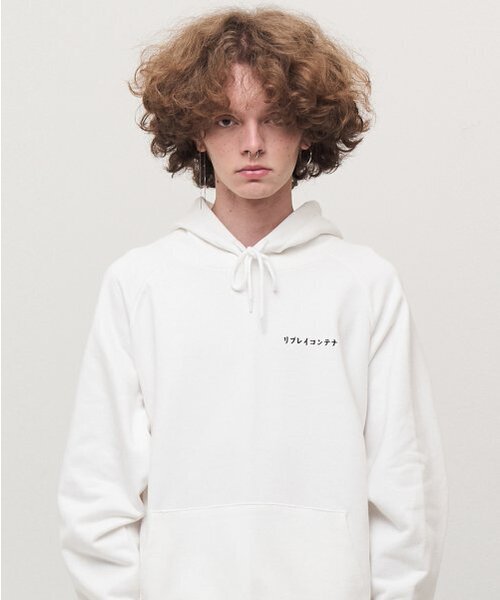 replaycontainer(リプレイコンテナ)の「rc hoody (white)(パーカー・メンズ・その他・FREE)」の1枚目の写真