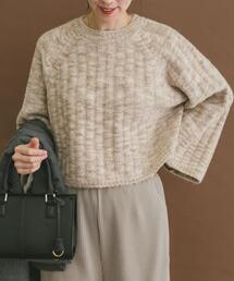 ITEMS URBANRESEARCH | ワイドスリーブミックスニット(ニット/セーター)