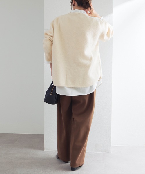 PUAL CE CIN(ピュアルセシン)の「ロゴ刺繍ニットプルオーバー(ニット/セーター・レディース・ネイビー/レッド/アイボリー・FREE)」の21枚目の写真