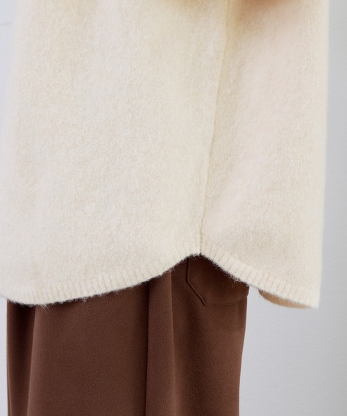 PUAL CE CIN(ピュアルセシン)の「ロゴ刺繍ニットプルオーバー(ニット/セーター・レディース・ネイビー/レッド/アイボリー・FREE)」の15枚目の写真