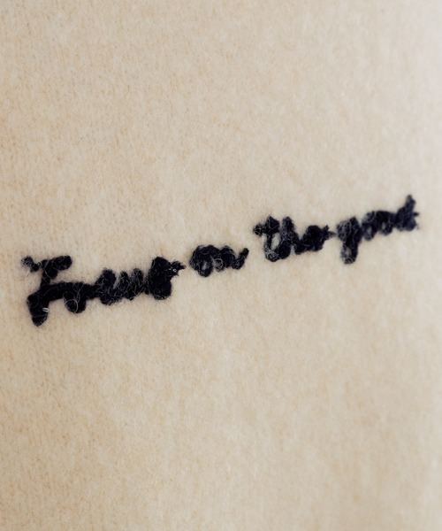 PUAL CE CIN(ピュアルセシン)の「ロゴ刺繍ニットプルオーバー(ニット/セーター・レディース・ネイビー/レッド/アイボリー・FREE)」の13枚目の写真