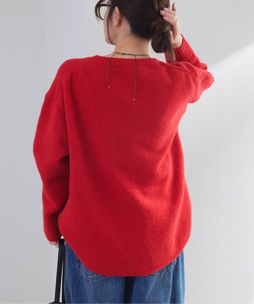 セール】ロゴ刺繍ニットプルオーバー（ニット/セーター）｜PUAL CE CIN