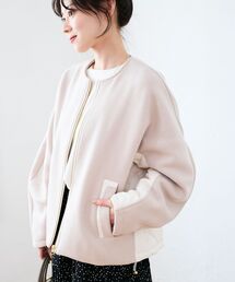 le.coeur blanc | ウール×ダウンキリカエジャケット(その他アウター)