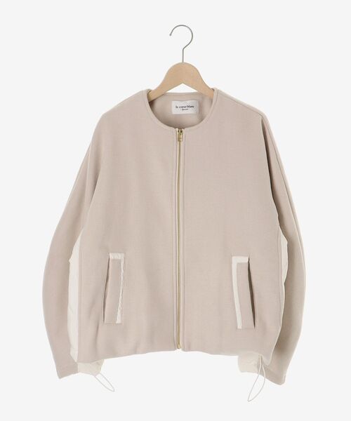 le.coeur blanc（ルクールブラン）の「ウール×ダウンキリカエジャケット（その他アウター・レディース・ブラック/ライトベージュ・38）」の18枚目の写真