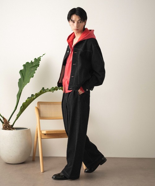 LUCY（ルーシー）の「LUCY/【26年春夏新作】ネップデニムジャケット（デニムジャケット・メンズ・ブラック系2/インディゴブルー・LARGE/MEDIUM）」の20枚目の写真