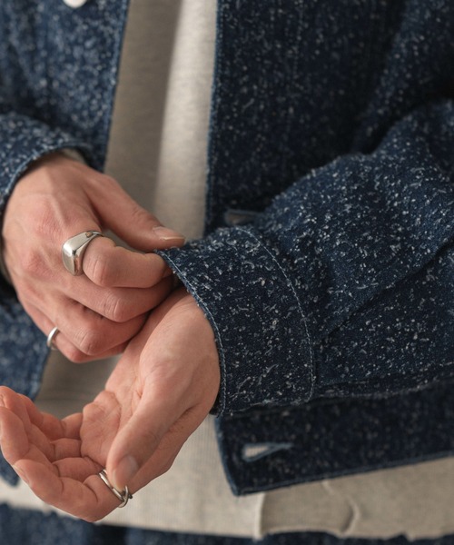 LUCY（ルーシー）の「LUCY/【26年春夏新作】ネップデニムジャケット（デニムジャケット・メンズ・ブラック系2/インディゴブルー・LARGE/MEDIUM）」の14枚目の写真