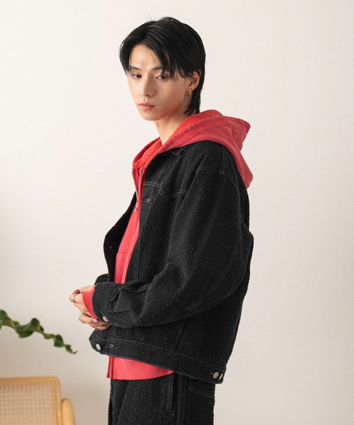 LUCY（ルーシー）の「LUCY/【26年春夏新作】ネップデニムジャケット（デニムジャケット・メンズ・ブラック系2/インディゴブルー・LARGE/MEDIUM）」の18枚目の写真