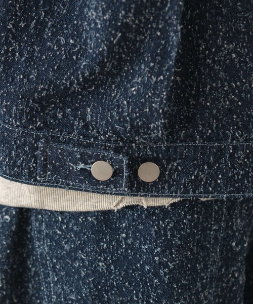 LUCY（ルーシー）の「LUCY/【26年春夏新作】ネップデニムジャケット（デニムジャケット・メンズ・ブラック系2/インディゴブルー・LARGE/MEDIUM）」の15枚目の写真
