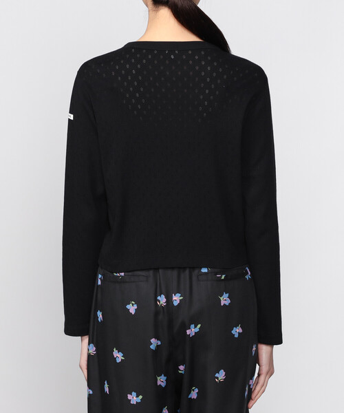 ORCIVAL（オーシバル）の「ORCIVAL | パターンメッシュ コットン クルーネックカーディガン WOMEN（カーディガン/ボレロ・レディース・オフホワイト/ブラック/レッド・2/1）」の19枚目の写真