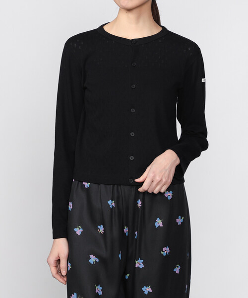 ORCIVAL（オーシバル）の「ORCIVAL | パターンメッシュ コットン クルーネックカーディガン WOMEN（カーディガン/ボレロ・レディース・オフホワイト/ブラック/レッド・2/1）」の16枚目の写真