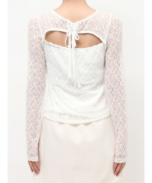 RESEXXY(リゼクシー)の「カップインレーストップス(Tシャツ/カットソー・レディース・ホワイト/ブラック・FREE)」の17枚目の写真