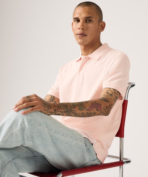 Levi's(リーバイス)の「Levi's/リーバイス ICON ポロシャツ(ポロシャツ・メンズ・ピンク・XL/M/S/L)」の3枚目の写真