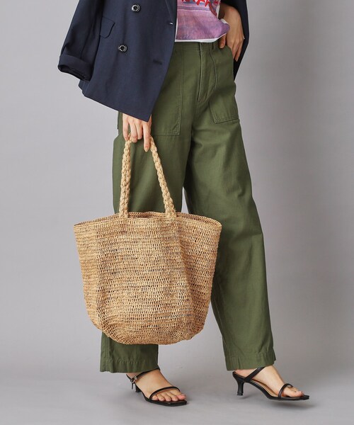 MADE IN MADA（メイドインマダ）の「MADE IN MADA（メイドインマダ）ALICE MM BAG（トートバッグ・レディース・ブラウン系・00）」の8枚目の写真