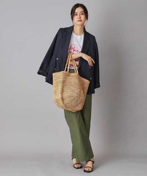 MADE IN MADA（メイドインマダ）の「MADE IN MADA（メイドインマダ）ALICE MM BAG（トートバッグ・レディース・ブラウン系・00）」の9枚目の写真