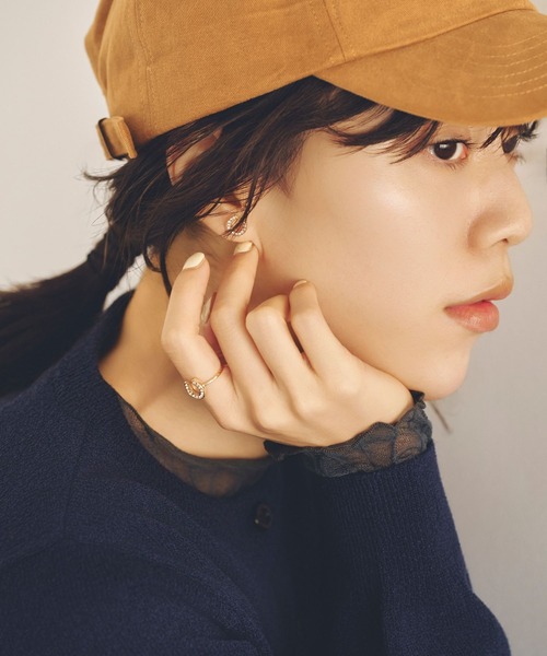 studio CLIP（スタディオクリップ）の「【daily CLIP】馬蹄ラインストーンリング（リング・レディース・その他2/その他1・FREE）」の3枚目の写真