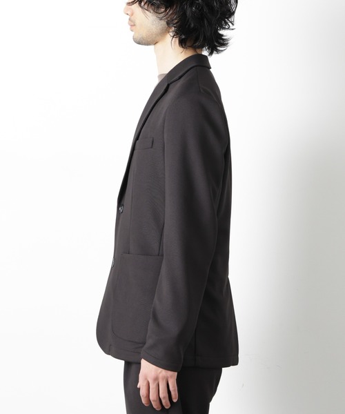 NANO universe（ナノユニバース）の「ボンディングカノコ セットアップ(手洗い可能)（セットアップ・メンズ・ブラック/ベージュ・S/M/L/XL）」の17枚目の写真