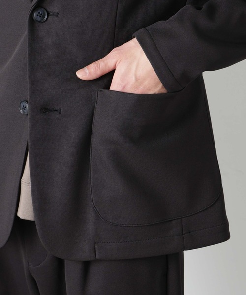 NANO universe（ナノユニバース）の「ボンディングカノコ セットアップ(手洗い可能)（セットアップ・メンズ・ブラック/ベージュ・S/M/L/XL）」の21枚目の写真