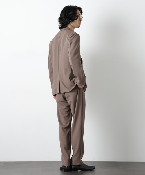 NANO universe（ナノユニバース）の「ボンディングカノコ セットアップ(手洗い可能)（セットアップ・メンズ・ブラック/ベージュ・S/M/L/XL）」の16枚目の写真