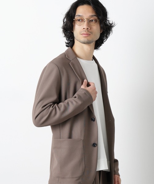 NANO universe（ナノユニバース）の「ボンディングカノコ セットアップ(手洗い可能)（セットアップ・メンズ・ブラック/ベージュ・S/M/L/XL）」の11枚目の写真