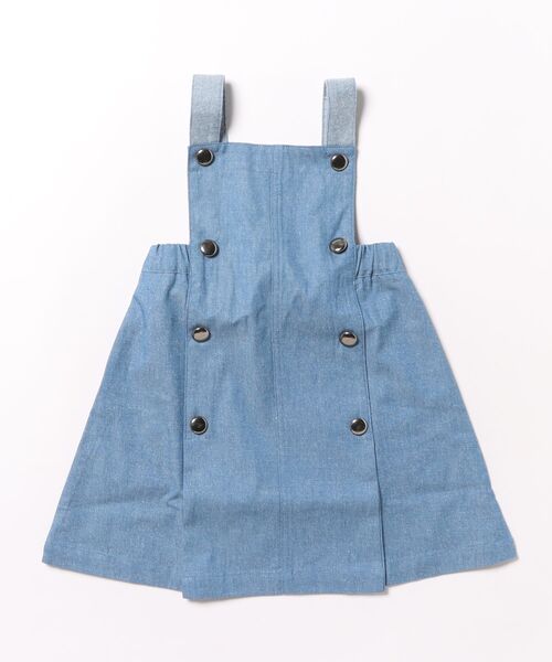 maarook（マルーク）の「ネップデニムマリンジャンパースカート（ジャンパースカート・キッズ・ブルー・110cm/120cm/130cm/100cm）」の10枚目の写真
